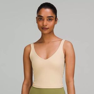 🥂lululemon Align™ Cropped Tank Top in Prosecco🥂